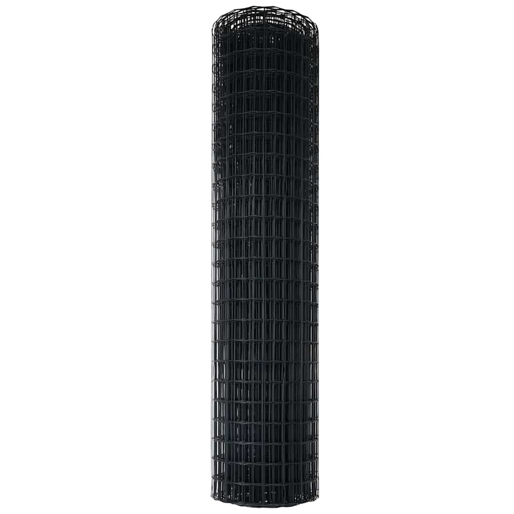 Euro Fence Grey 1 x 25 m PVC-coated iron