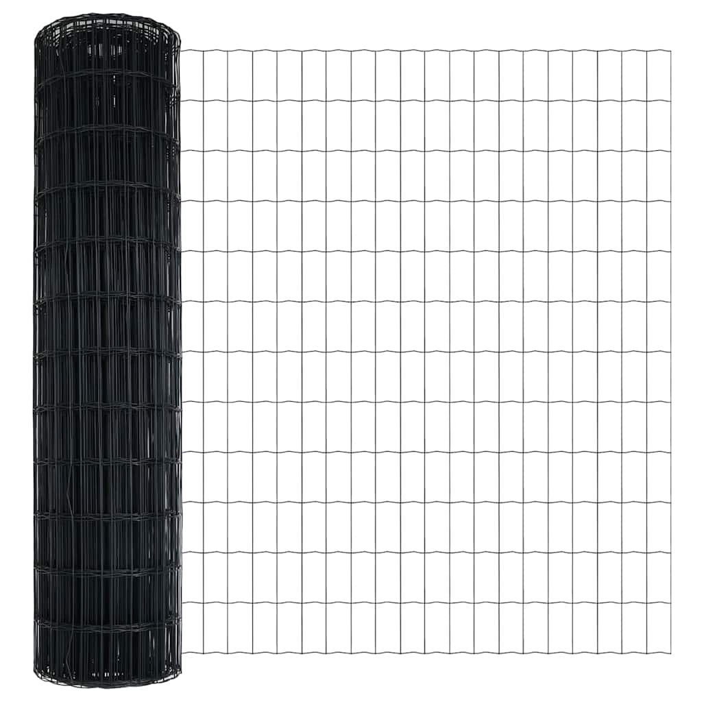 Euro Fence Grey 1 x 25 m PVC-coated iron