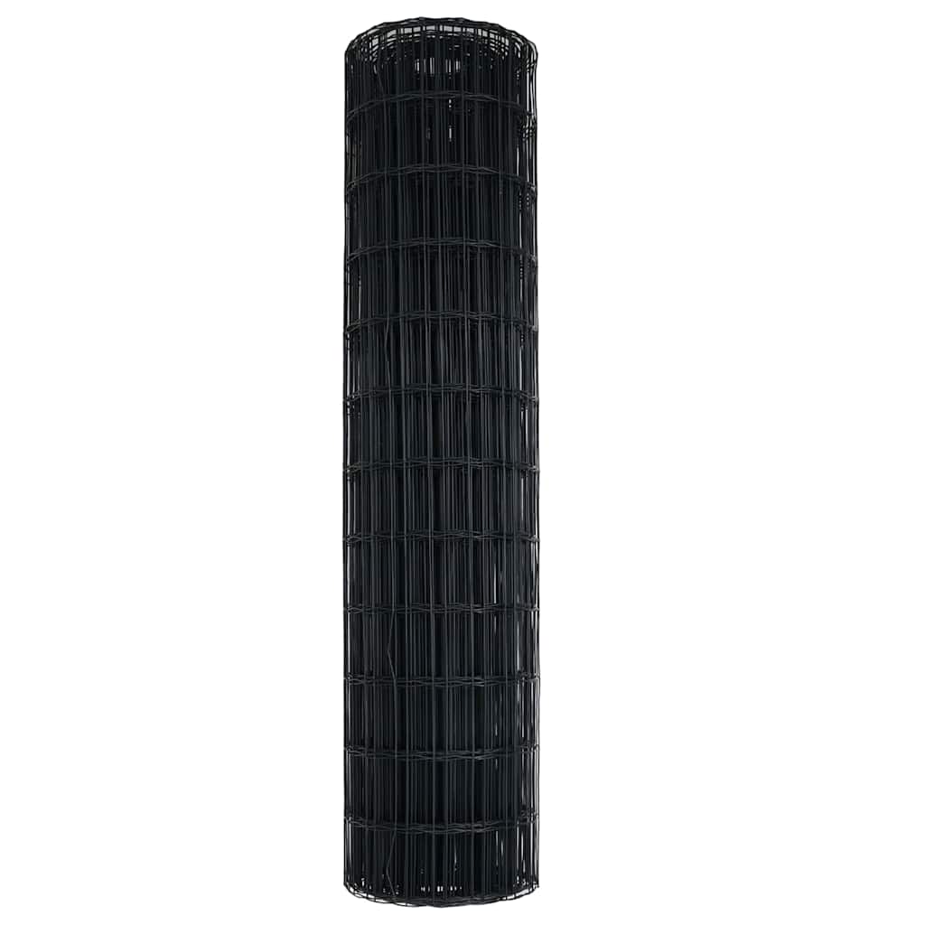 Euro Fence Grey 1 x 25 m PVC-coated iron
