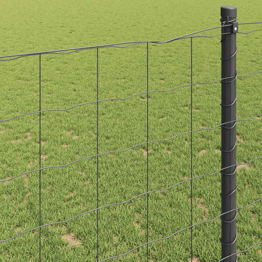 Euro Fence Grey 0.4 x 50 m PVC-coated iron
