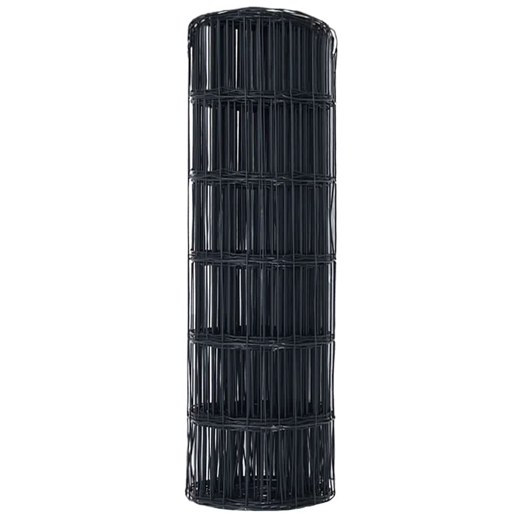 Euro Fence Grey 0.4 x 50 m PVC-coated iron