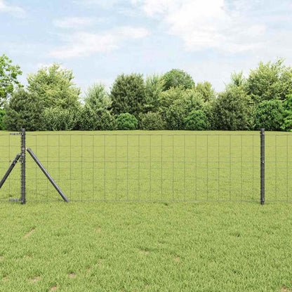 Euro Fence Grey 0.6 x 50 m PVC-coated iron