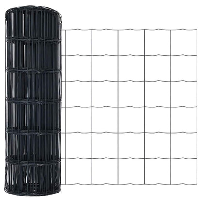Euro Fence Grey 0.6 x 50 m PVC-coated iron