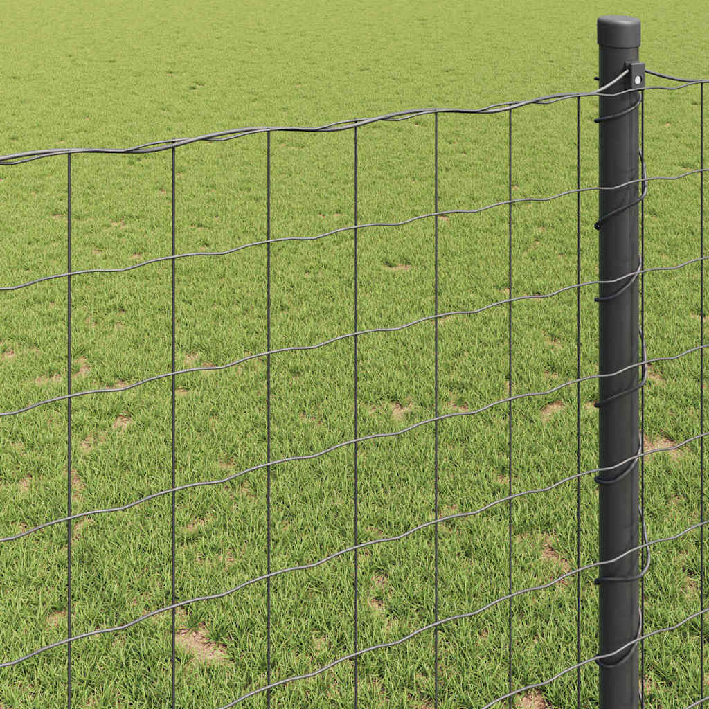 Euro Fence Grey 0.6 x 10 m PVC-coated iron