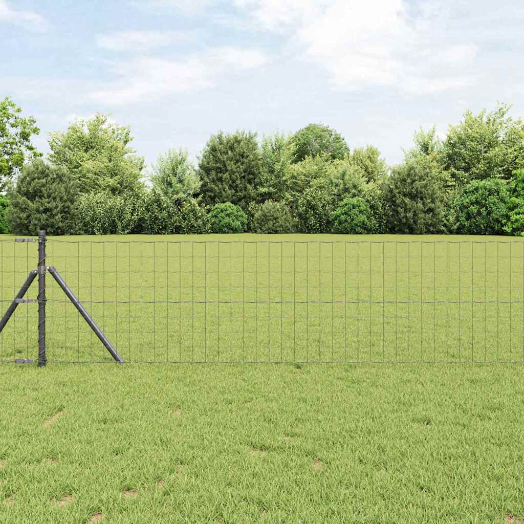 Euro Fence Grey 0.6 x 10 m PVC-coated iron