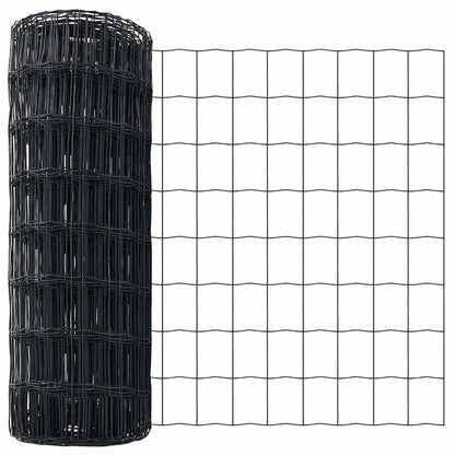 Euro Fence Grey 0.6 x 10 m PVC-coated iron
