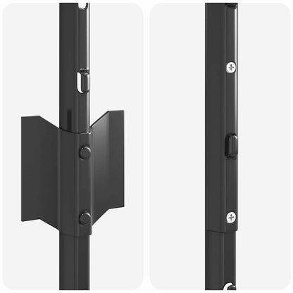 Fence Post 44 pcs Grey 140 cm Steel