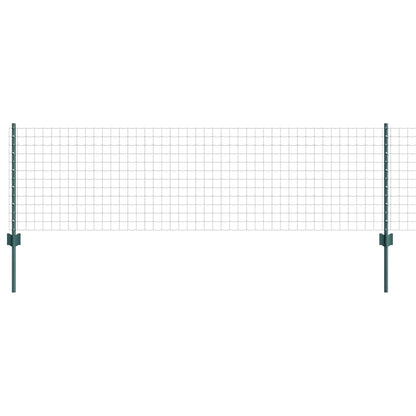 Welded Wire Fence 10 x 0.6 m (W x H) PVC-Coated Steel Green