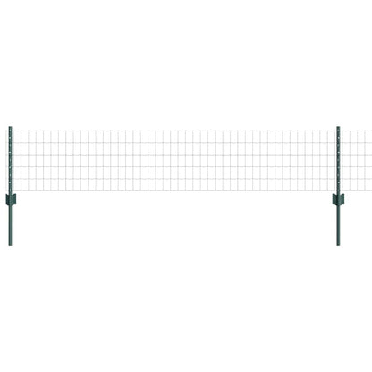 Welded Wire Fence 10 x 0.4 m (W x H) PVC-Coated Steel Green