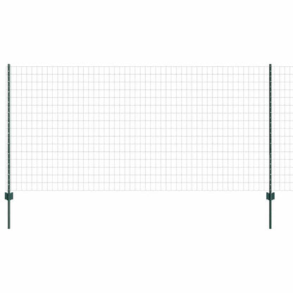 Welded Wire Fence 10 x 1.2 m (W x H) PVC-Coated Steel Green
