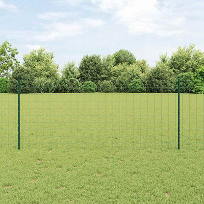 Welded Wire Fence 10 x 1 m (W x H) PVC-Coated Steel Green Mesh