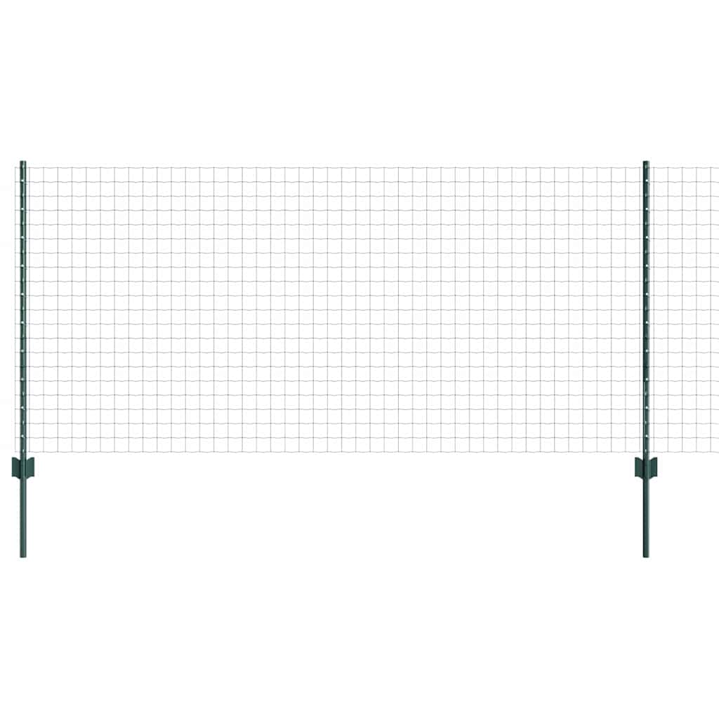 Welded Wire Fence 25 x 1 m (W x H) PVC-Coated Steel Green Mesh