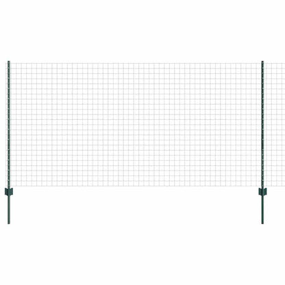 Welded Wire Fence 25 x 1.2 m (W x H) PVC-Coated Steel Green