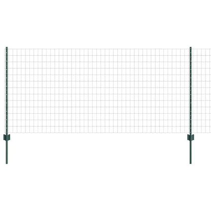 Welded Wire Fence 25 x 1 m (W x H) PVC-Coated Steel Green Mesh