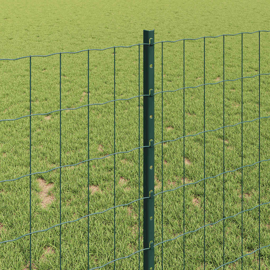 Welded Wire Fence 25 x 1 m (W x H) PVC-Coated Steel Green Mesh