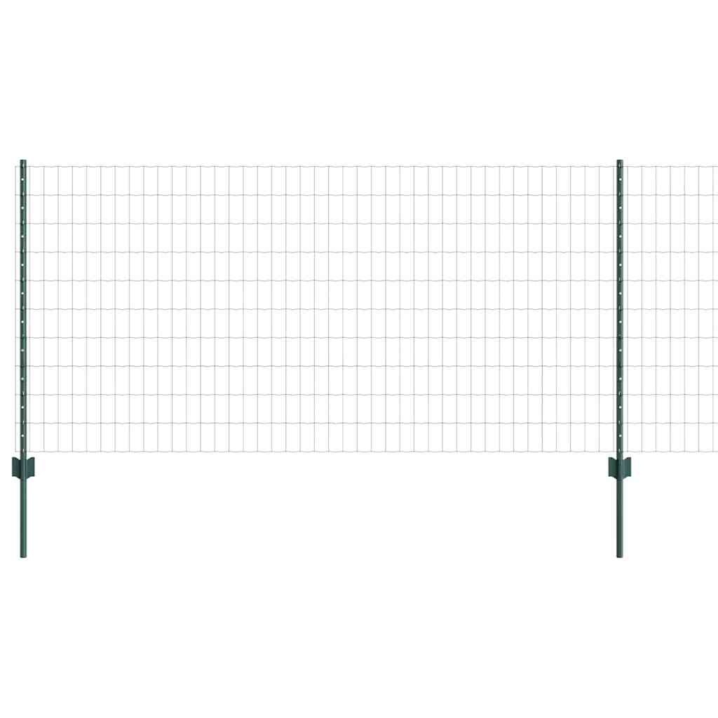 Welded Wire Fence 25 x 1 m (W x H) PVC-Coated Steel Green Mesh