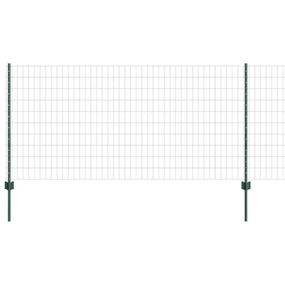 Welded Wire Fence 25 x 1 m (W x H) PVC-Coated Steel Green Mesh