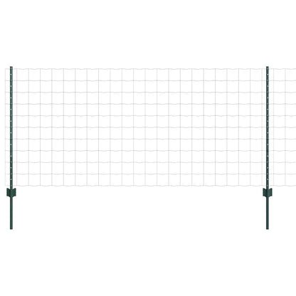 Welded Wire Fence 25 x 1 m (W x H) PVC-Coated Steel Green Mesh