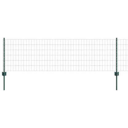 Welded Wire Fence 50 x 0.6 m (W x H) PVC-Coated Steel Green