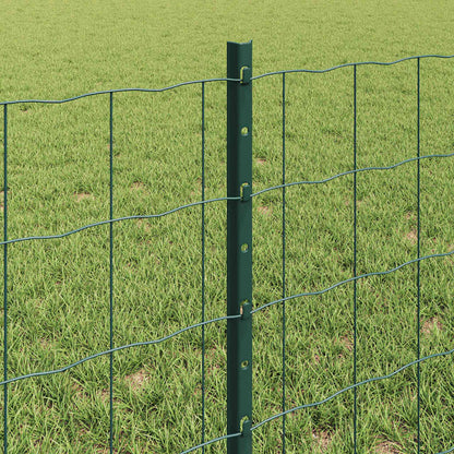 Welded Wire Fence 50 x 0.6 m (W x H) PVC-Coated Steel Green