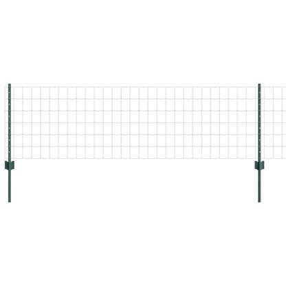 Welded Wire Fence 50 x 0.6 m (W x H) PVC-Coated Steel Green