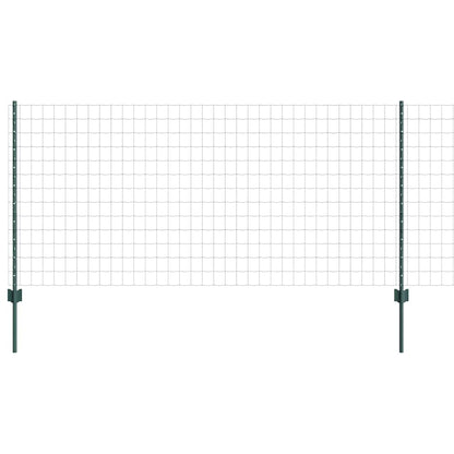 Welded Wire Fence 10 x 1 m (W x H) PVC-Coated Steel Green Mesh