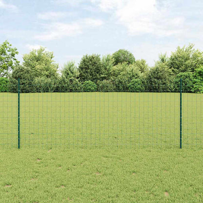 Fence with Post Green 1 x 25 m Steel