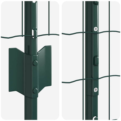 Fence with Post Green