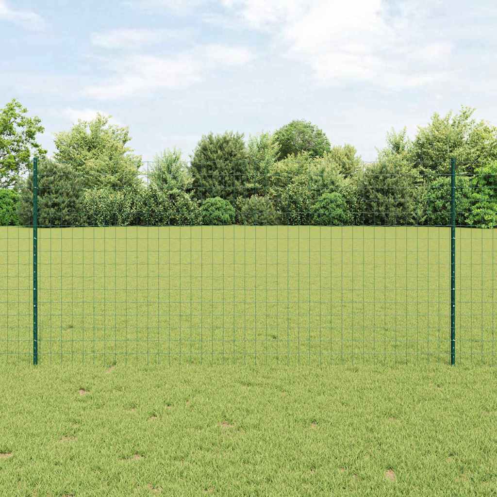 Fence with Post Green
