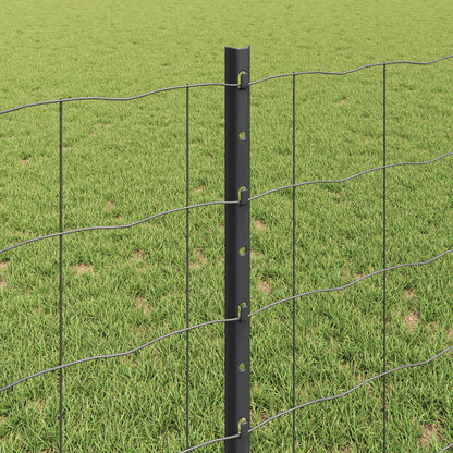 Fence with Post Grey