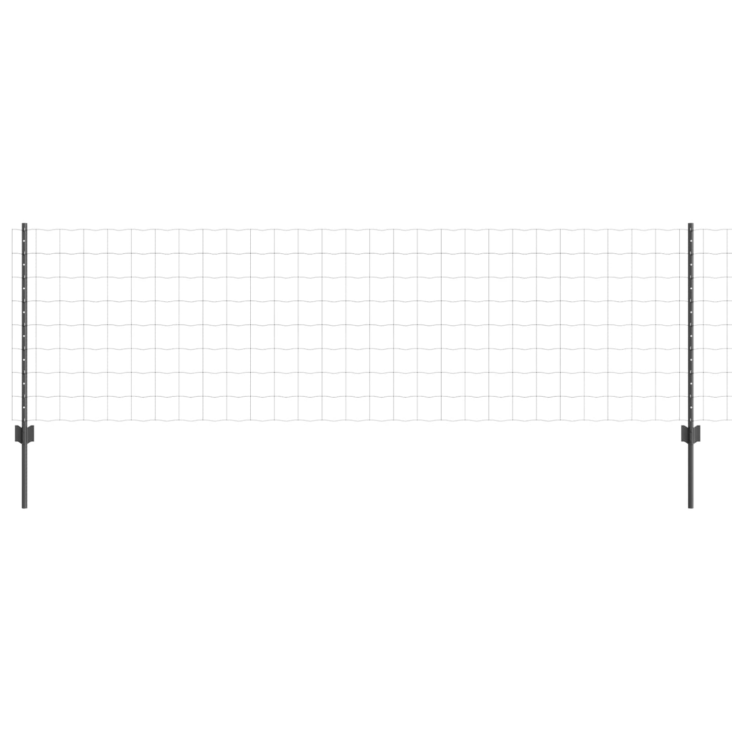 Fence with Post Grey