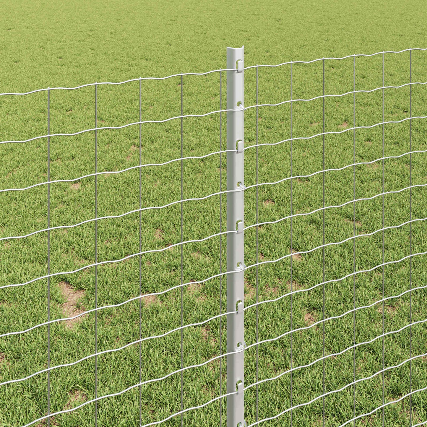 Welded Wire Fence 10 x 1 m (W x H) Hot-Dip Galvanised Steel
