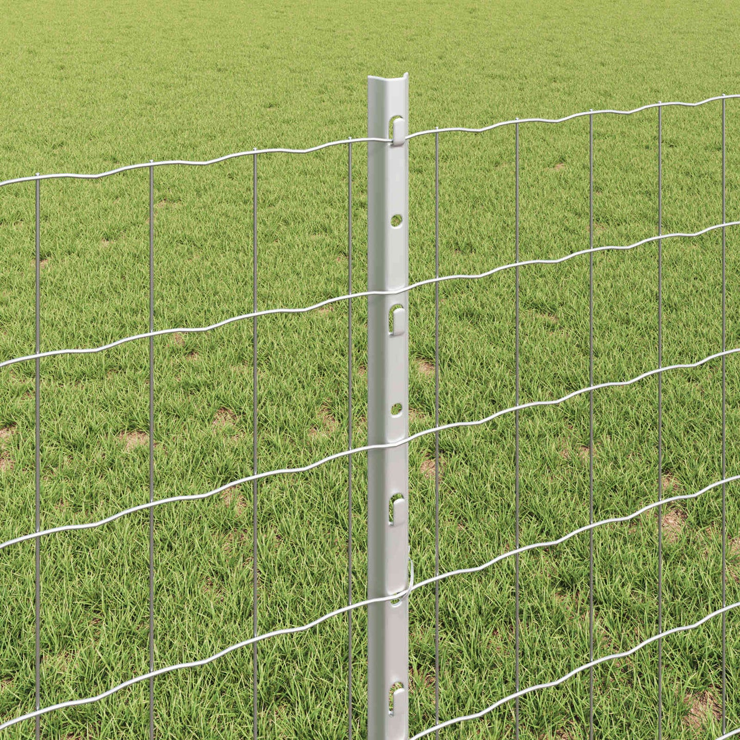 Welded Wire Fence 10 x 0.8 m (W x H) Hot-Dip Galvanised Steel