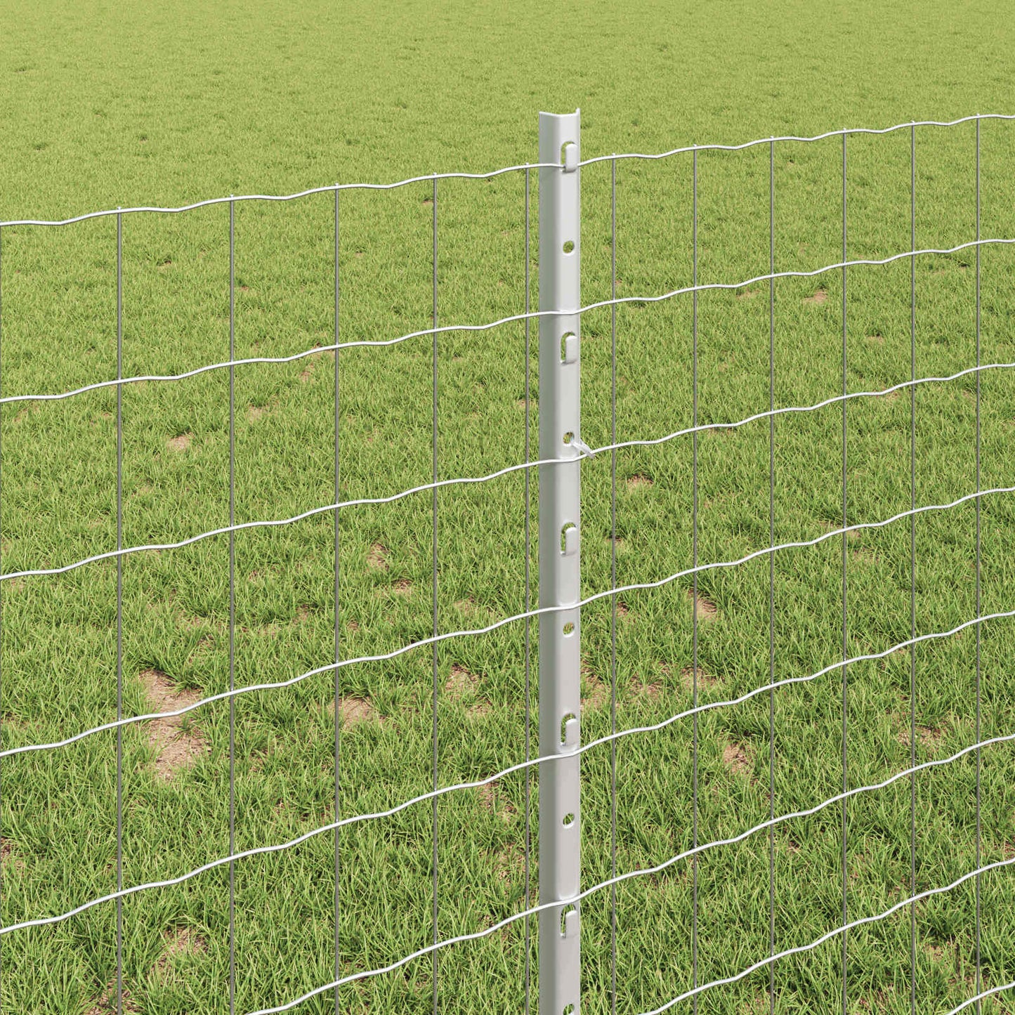 Welded Wire Fence 10 x 1 m (W x H) Hot-Dip Galvanised Steel