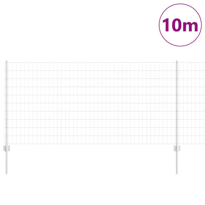Welded Wire Fence 10 x 1 m (W x H) Hot-Dip Galvanised Steel