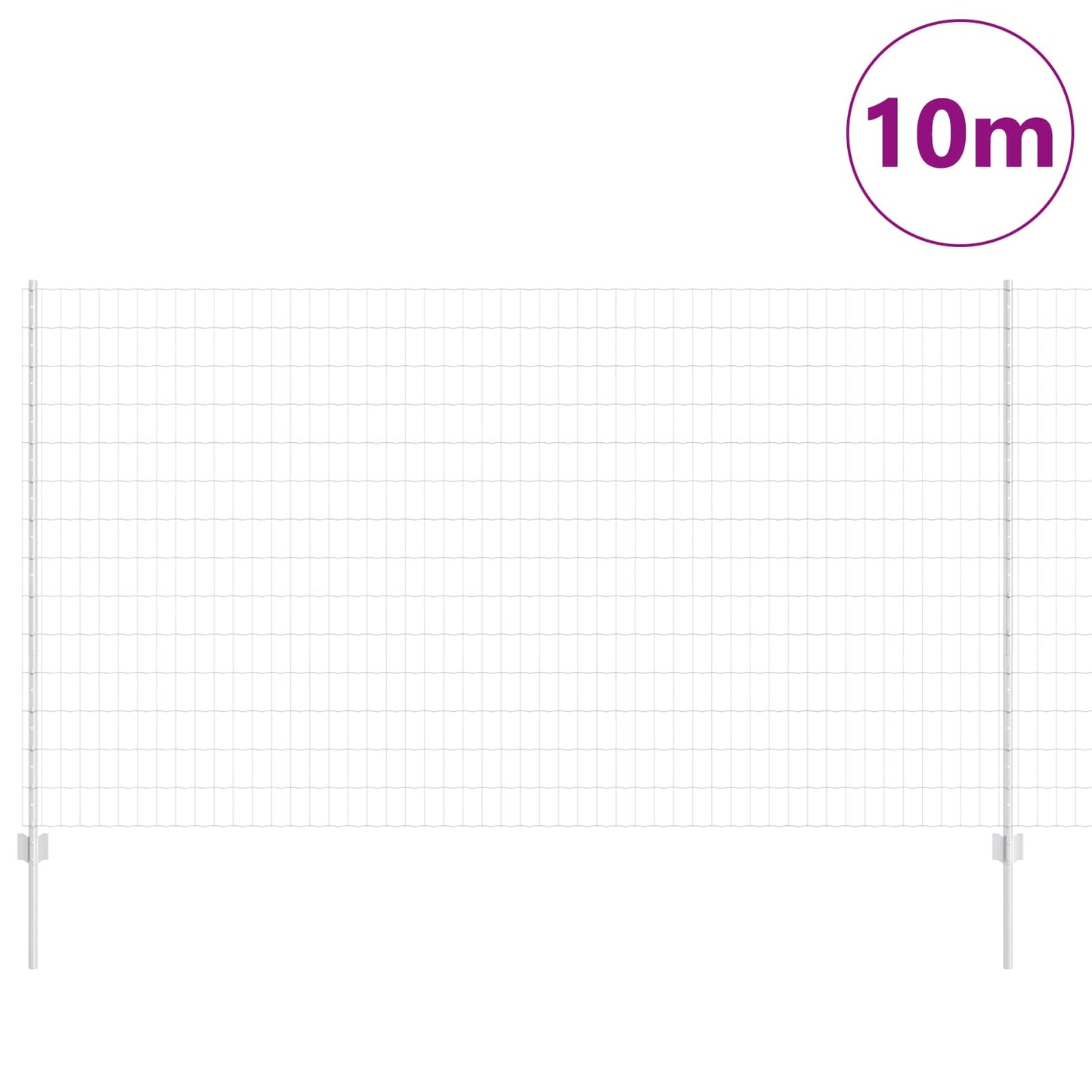 Welded Wire Fence 10 x 1.4 m (W x H) Hot-Dip Galvanised Steel