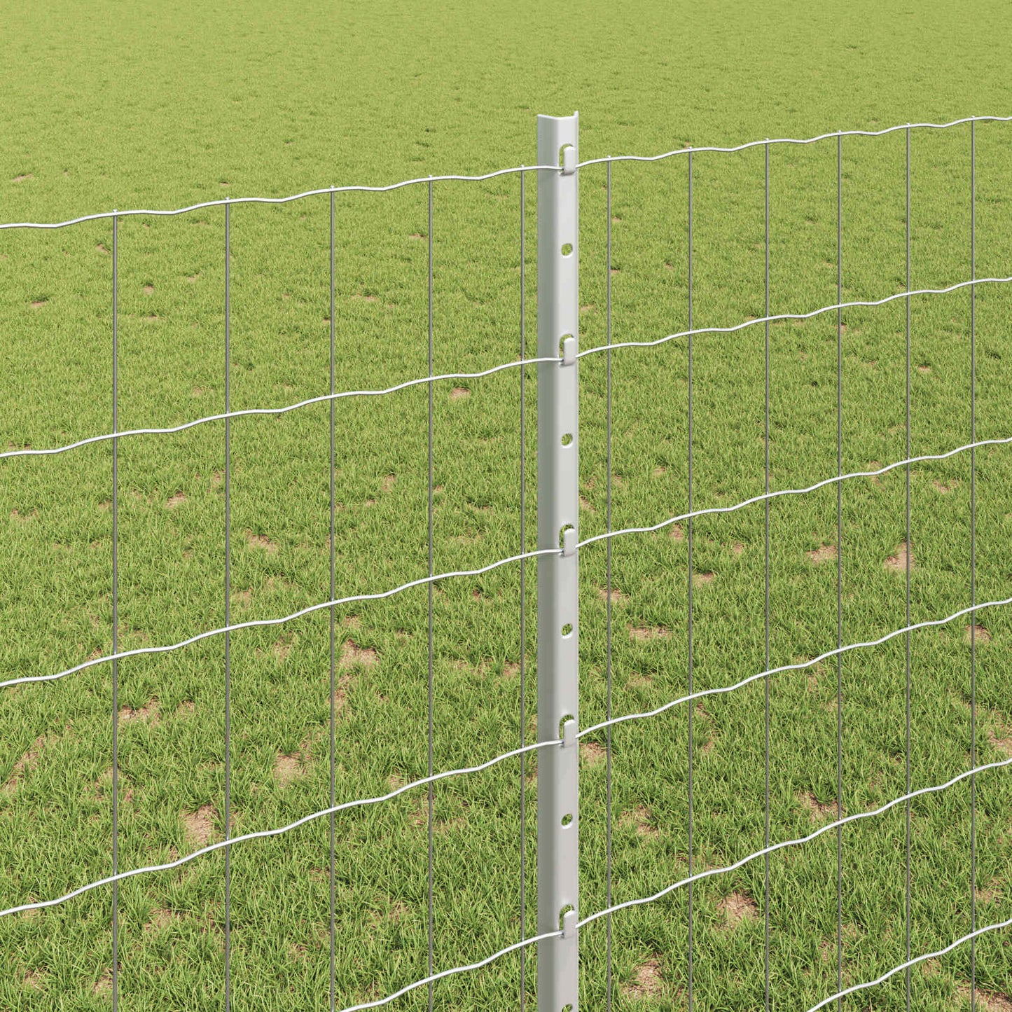 Welded Wire Fence 10 x 1.6 m (W x H) Hot-Dip Galvanised Steel