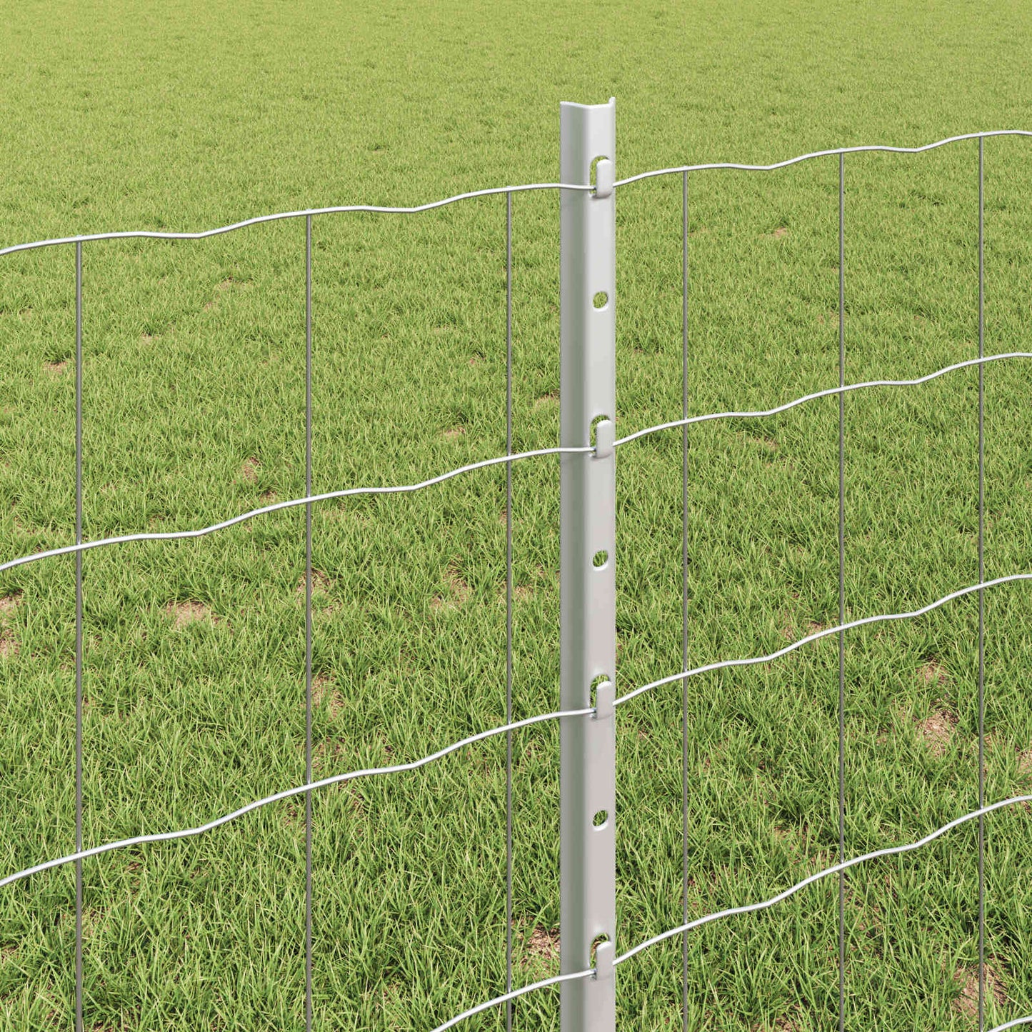 Welded Wire Fence 10 x 0.8 m (W x H) Hot-Dip Galvanised Steel