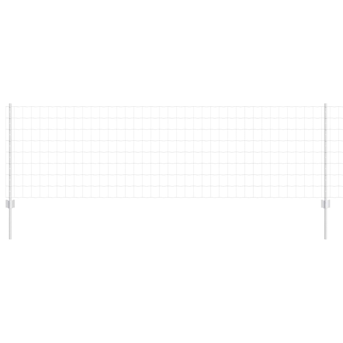 Welded Wire Fence 10 x 0.8 m (W x H) Hot-Dip Galvanised Steel