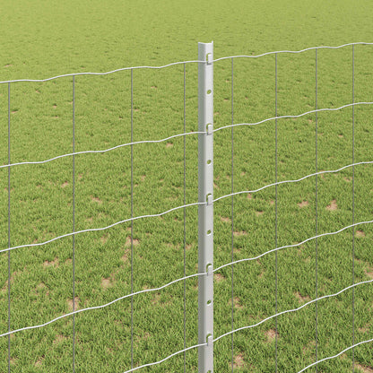 Welded Wire Fence 10 x 1.5 m (W x H) Hot-Dip Galvanised Steel