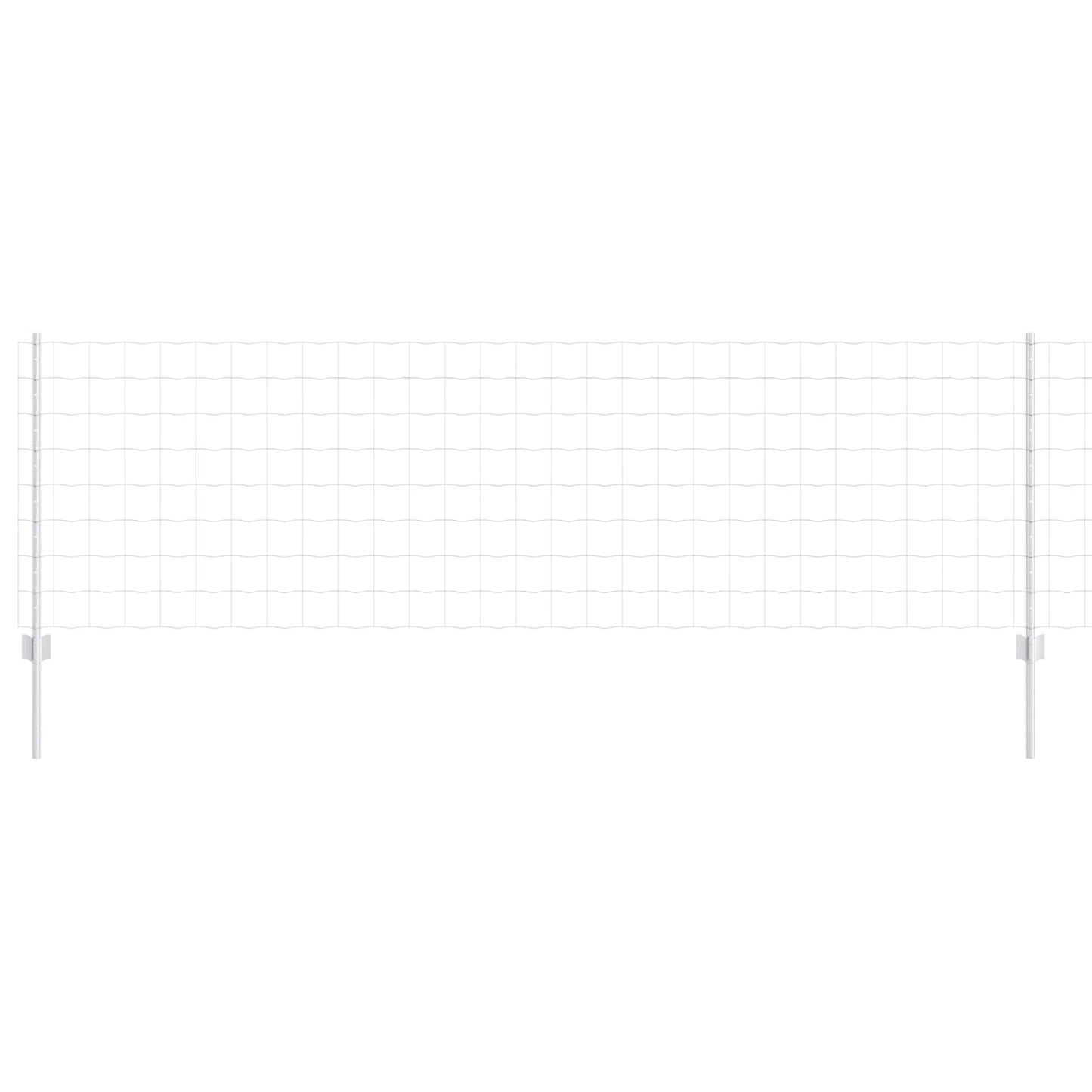 Welded Wire Fence 10 x 0.8 m (W x H) Hot-Dip Galvanised Steel