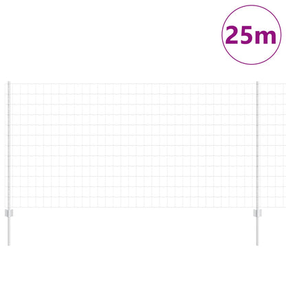 Welded Wire Fence 25 x 1.2 m (W x H) Hot-Dip Galvanised Steel