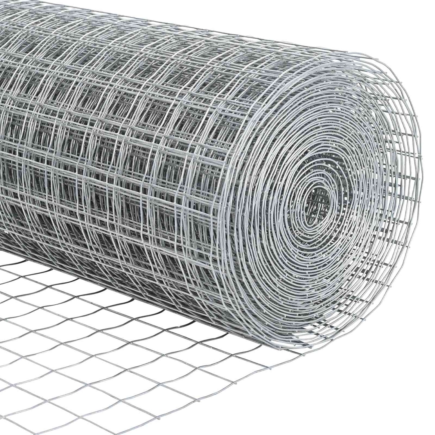 Welded Wire Fence 25 x 0.6 m (W x H) Hot-Dip Galvanised Steel
