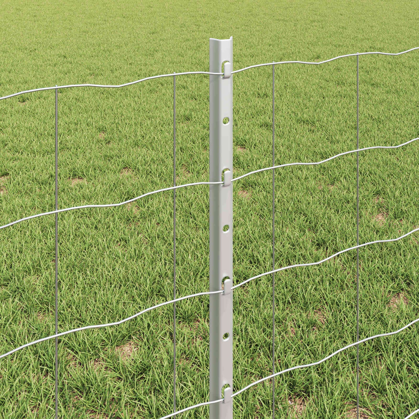 Welded Wire Fence 50 x 0.6 m (W x H) Hot-Dip Galvanised Steel