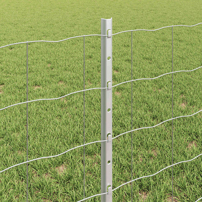 Welded Wire Fence 50 x 0.6 m (W x H) Hot-Dip Galvanised Steel