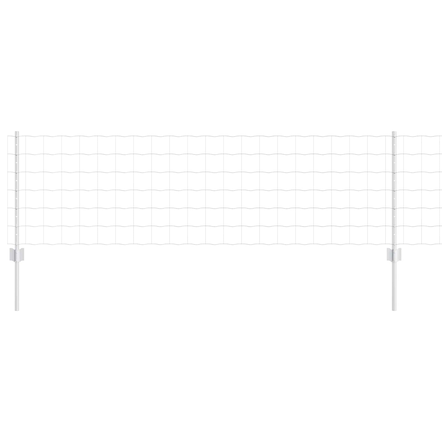 Welded Wire Fence 50 x 0.6 m (W x H) Hot-Dip Galvanised Steel