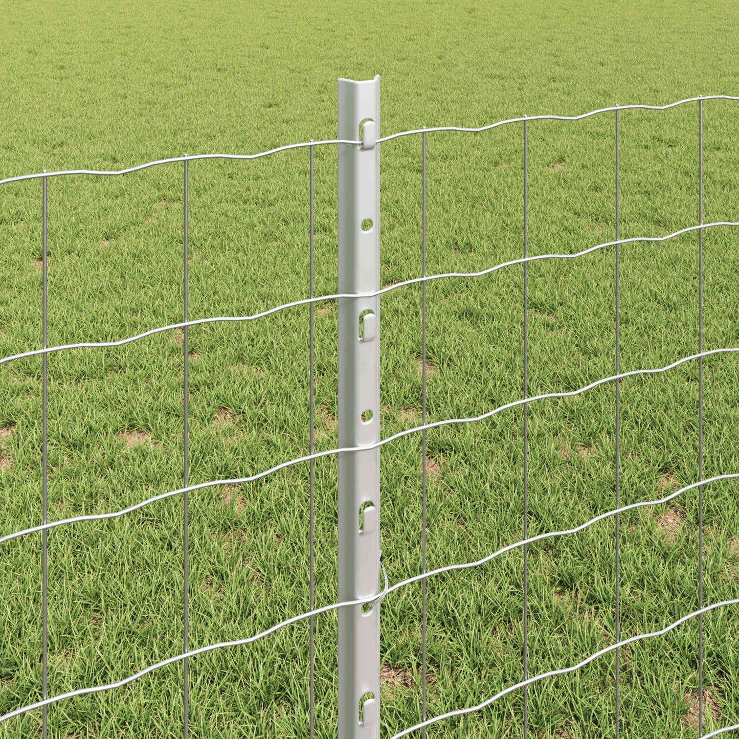 Welded Wire Fence 25 x 0.8 m (W x H) Hot-Dip Galvanised Steel