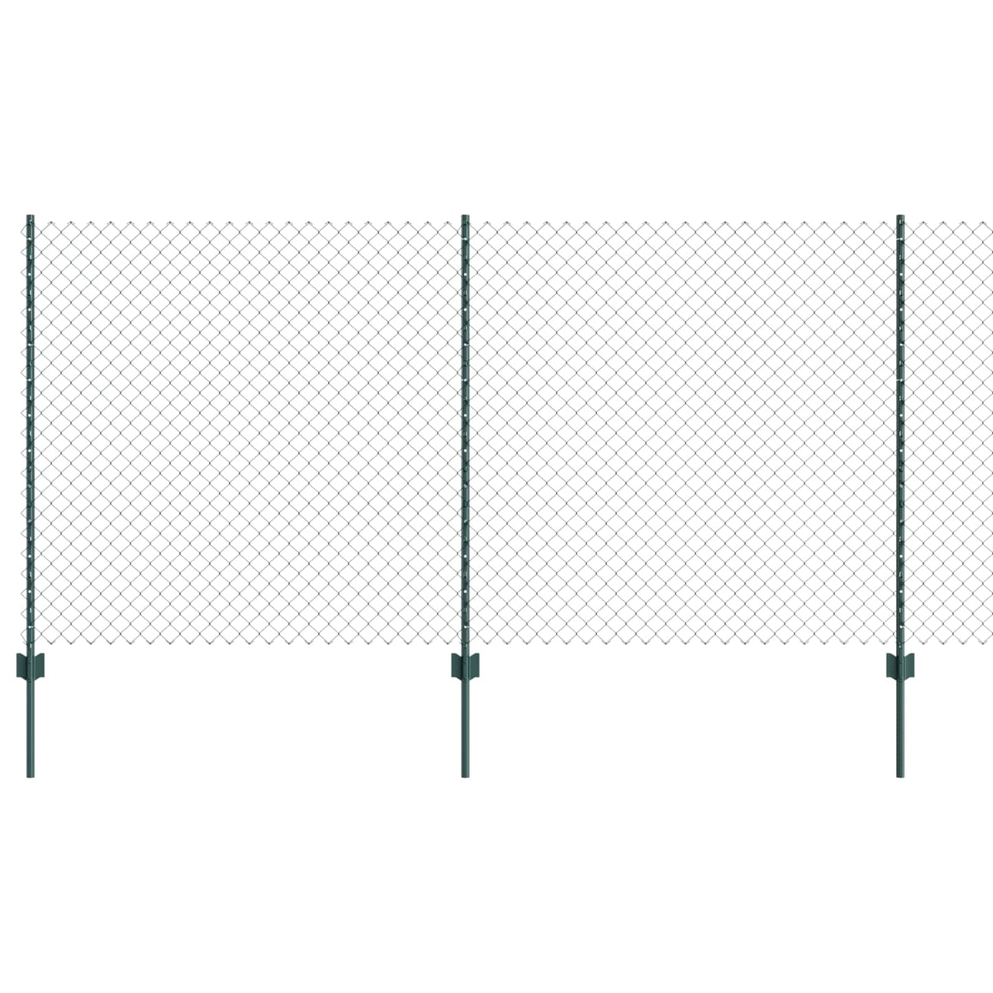 Fence with Post Green