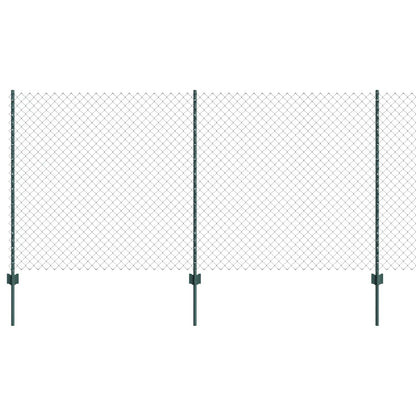 Fence with Post Green