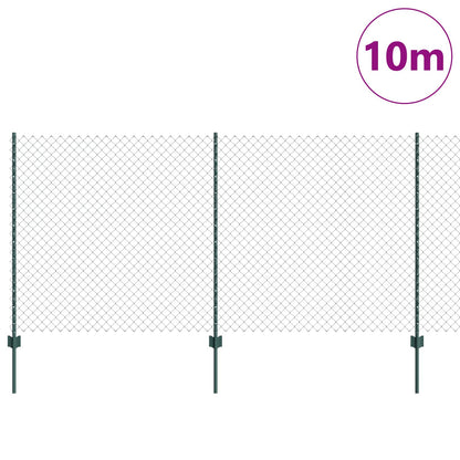 Fence with Post Green